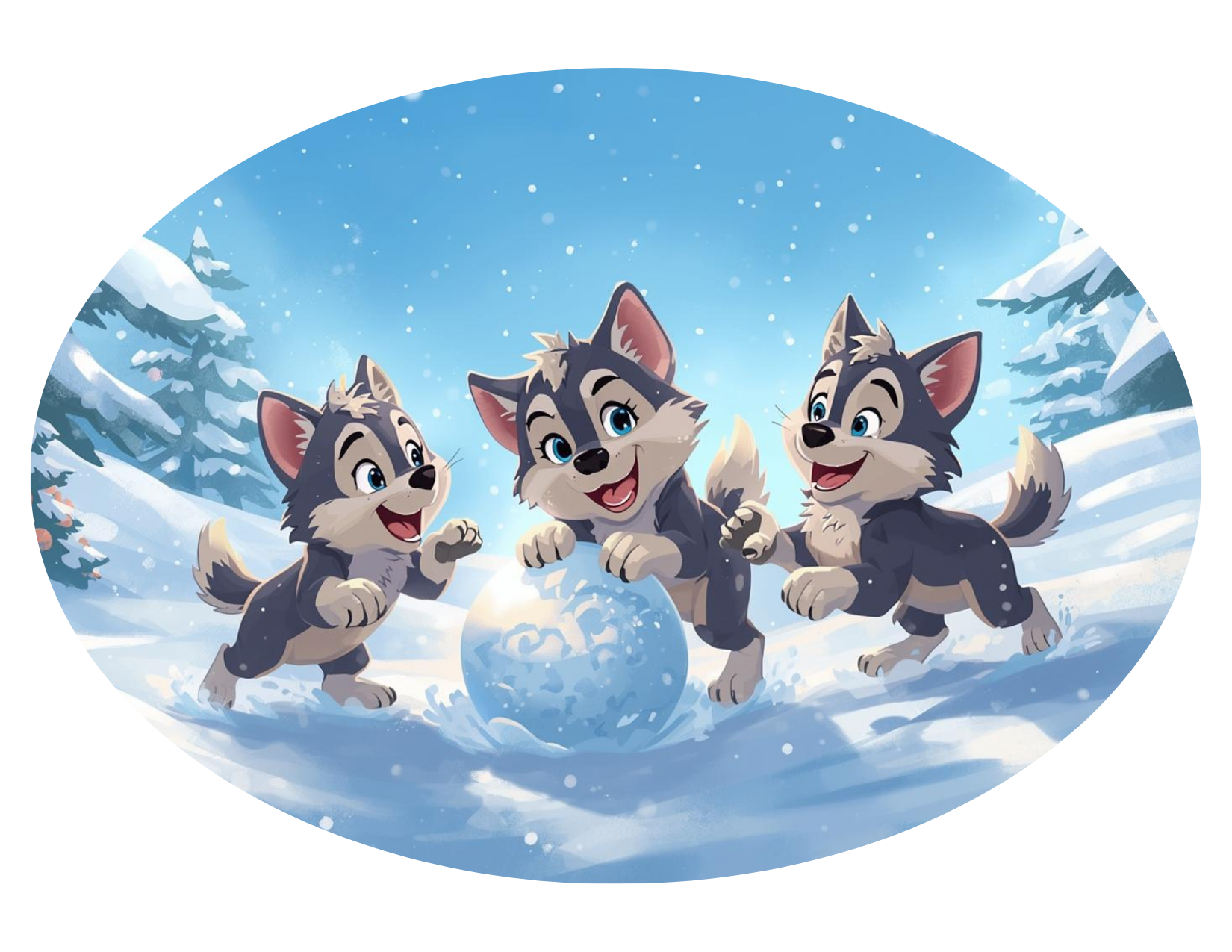 Flyer Winter Pups Play Day